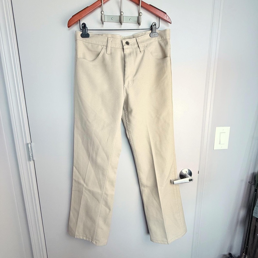 Vintage Y2K Wrangler Straight Leg Jeans‎ Men's 33x31 Beige Retro Pants